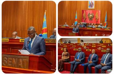 RDC-Sénat : vote de deux projets de loi autorisant la ratification de l’accord sur le partenariat économique global et du nouvel accord international sur le cacao