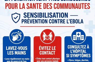 Propagation du virus Ebola dans plusieurs zones de santé à travers le pays : Jean-Paul Lumbulumbu s’implique dans la sensibilisation