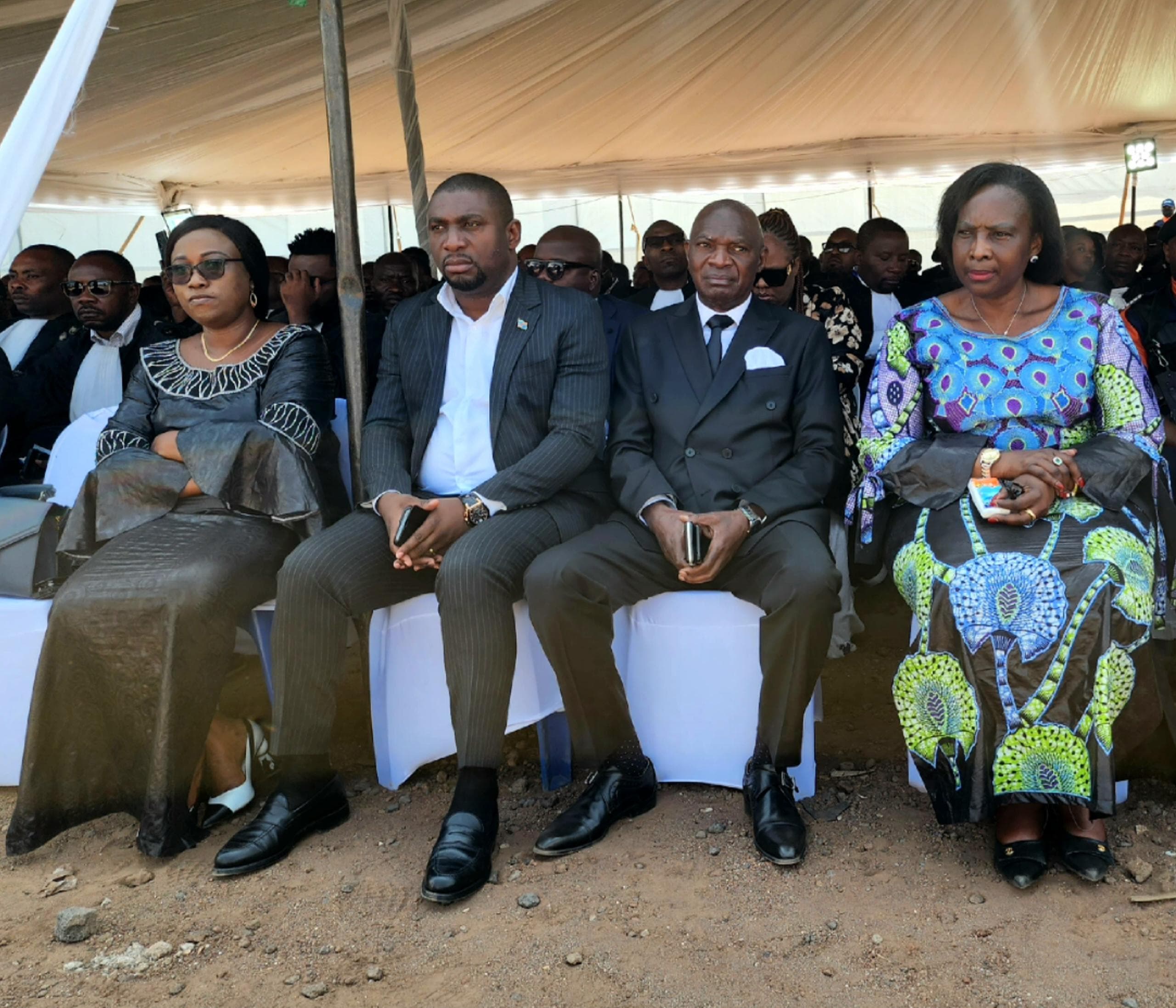 En mission de travail à Goma, la Ministre des droits humains a rendu des derniers hommages au regretté Bâtonnier Félicien HITIMANA