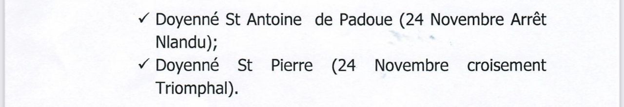 Arrivée du Pape à Kinshasa : Transco annonce des itinéraires spéciaux