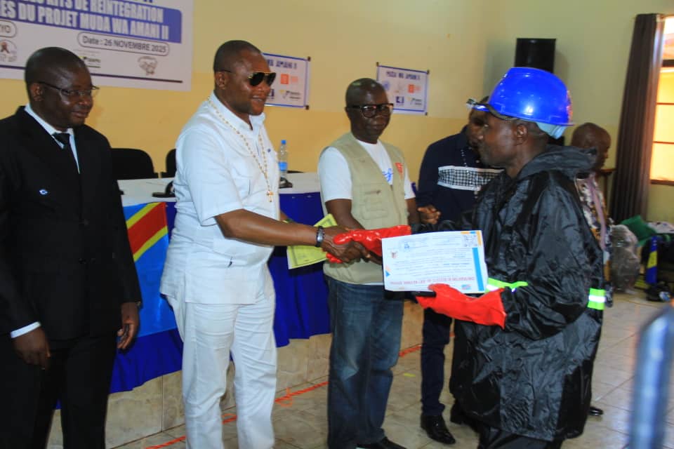 Nord-Kivu : plus de 160 ex-combattants et jeunes à risque réussissent leur réintégration économique