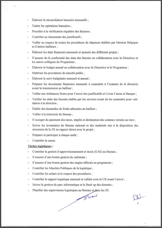 OFFRE D'EMPLOI : Action Espoir recrute un Responsable Administratif et Financier (RAF)