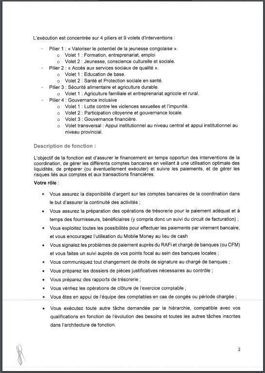 OFFRE D'EMPLOI : Enabel recrute 3 Trésoriers
