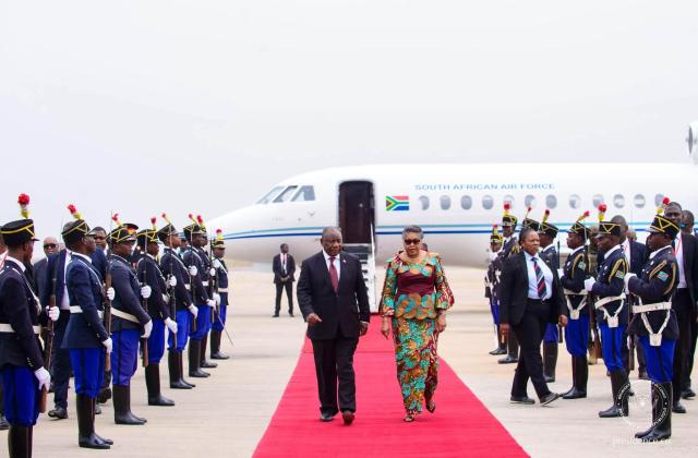 Crise sécuritaire et Ebola dans l'Est de la RDC : Cyrille Ramaphosa séjourne à Kinshasa