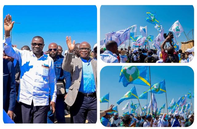 Julien Paluku et Justin Kalumba à Lubumbashi pour une mission commerciale et industrielle pour la protection de l’industrie locale