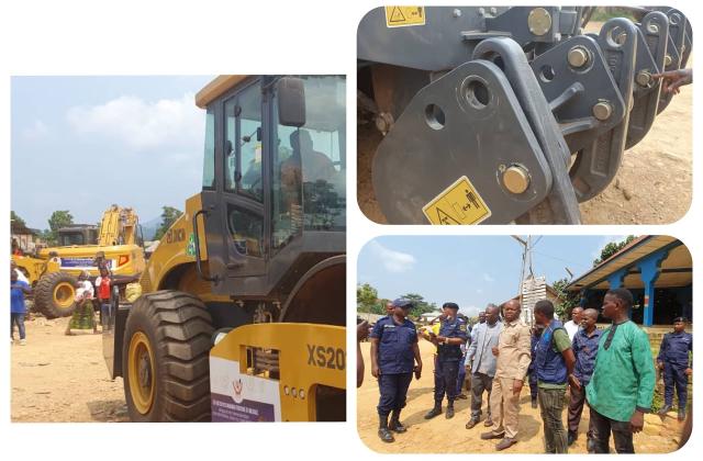 Walikale : quelques jours après leur remise officielle, des pièces des  machines acquises pour les travaux d’intérêt général volées