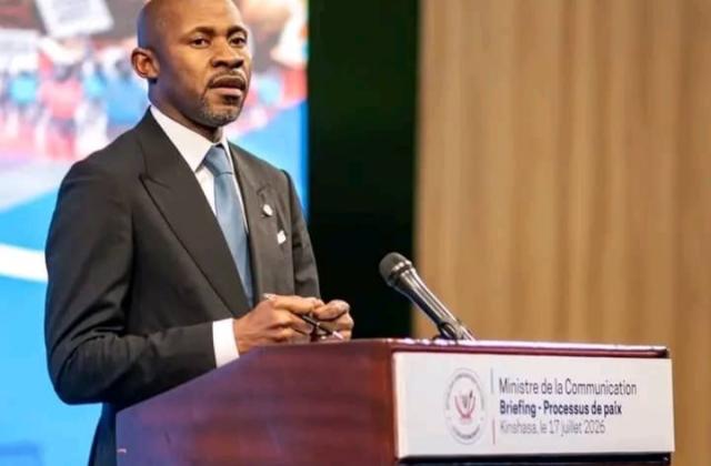 RDC : Patrick Muyaya appelle à l'unité nationale et fixe les conditions d'un dialogue inclusif