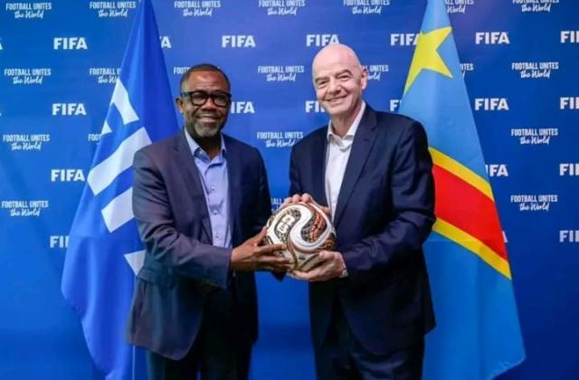 FECOFA : Veron Mosengo-Omba reçu par Gianni Infantino à Zurich