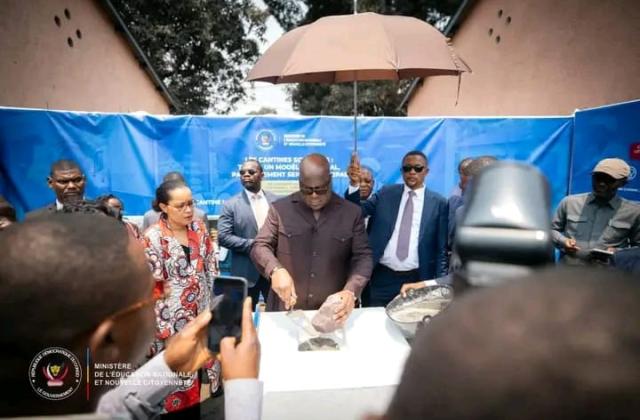 Rentrée scolaire 2026-2027 : Félix Tshisekedi lance les cantines scolaires pilotes à Kinshasa