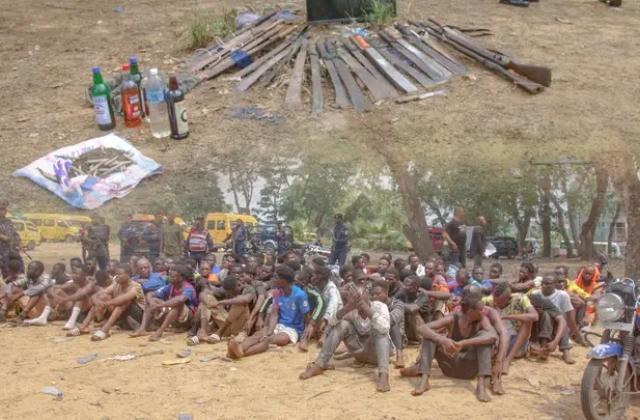 Kinshasa : plus de  80 présumés criminels interpellés lors d’une opération policière à Mont-Ngafula