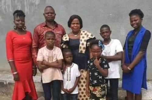 <p>Alphonse Ntumba de son vivant et tous les membres de sa famille restreinte. ©Droits tiers.</p>
