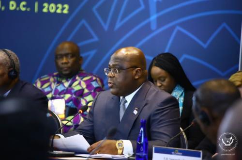 Sommet USA-Afrique : Félix Tshisekedi martèle sur le rôle de la RDC dans la lutte contre le changement climatique