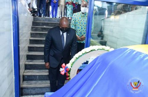 RDC : Jean-Michel Sama Lukonde a rendu hommage à Mzee Laurent Désiré Kabila à l'occasion du 22ème anniversaire de son assassinat