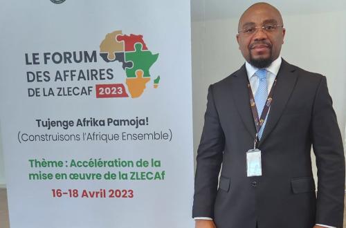 Forum d'affaires de la ZLECAF en Afrique du Sud : Patient Sayiba axe sa présentation sur le transport et la logistique pour stimuler le marché unique africain
