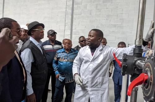 RDC : Une délégation mixte ANAPI, AZES, FPI et ministère de l'Industrie inspecte les travaux d'aménagement de la ZES de Musienene à Lubero