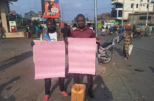 Pénurie d'eau potable à Goma : Des manifestants dénoncent les pratiques douteuses de la Regideso
