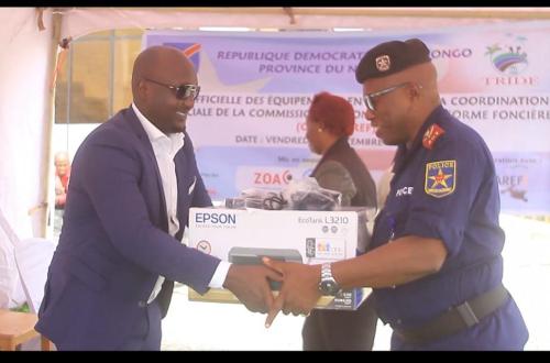 Lutte contre les conflits fonciers au Nord-Kivu : des équipements remis à la CONAREF