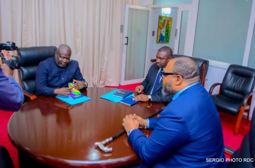 RDC : Les parlementaires Patrick Munyomo, Denis Kambayi et Dhedhe Mopassa rencontrent le Premier Ministre pour le suivi du dossier Congo Airways