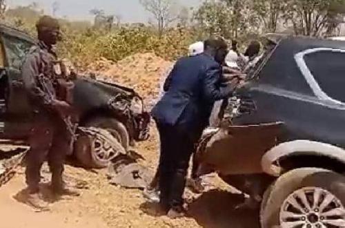 Accident du cortège de Félix Tshisekedi vers Kasenga au Haut-Katanga : Le véhicule de VPM Kamerhe touché