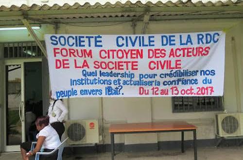 RDC : La Société Civile du Congo demande au gouvernement d'organiser une concertation nationale pour la restauration du "climat apaisé"