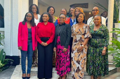 La Directrice Générale adjointe du FPI Djena Bassiala Nlandu présente à la rencontre des femmes mandataires