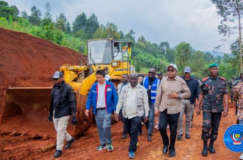 Sud-Kivu : Théo Ngwabidje s'est enquis de l'État de la RN5