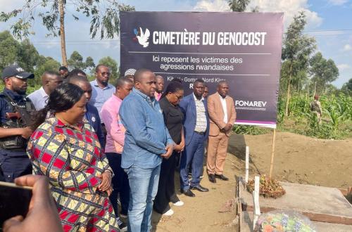 Nord-Kivu : Au lendemain de son élection comme sénateur, Jacquemain Shabani s'est recueilli au mémorial Genocost