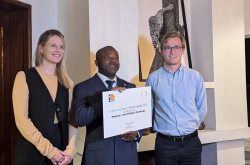 Première édition du prix Éric de Lamote : Jean Philippe l'emporte grâce au projet Humanitarian Action for Development