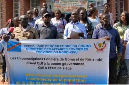Goma : Téléconseil visé par les agents du cadastre et titres immobiliers, Célestin Vunabanzi rétorque