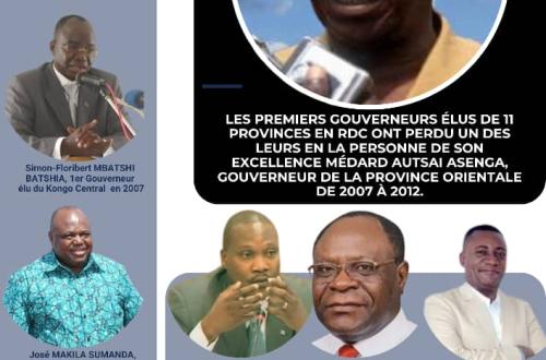 Les anciens gouverneurs élus vantent les mérites du feu Autsai Asenga dans la concrétisation de la décentralisation