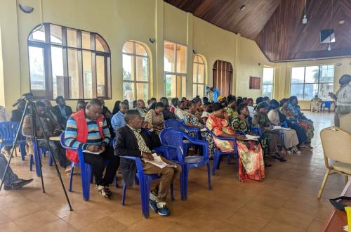 Des acteurs sociaux de Butembo briefés sur le renforcement de la communication de risque