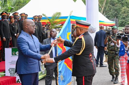 Le lieutenant-général Jules Banza, nouveau chef d'état-major général prend officiellement les commandes