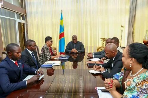 Le Président Tshisekedi accueille la délégation gouvernementale après la session extraordinaire du CDH