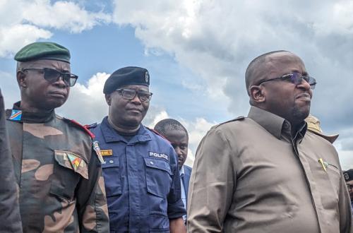 Le VPM de l'intérieur Jacquemin Shabani à Beni dans une mission d'itinérance