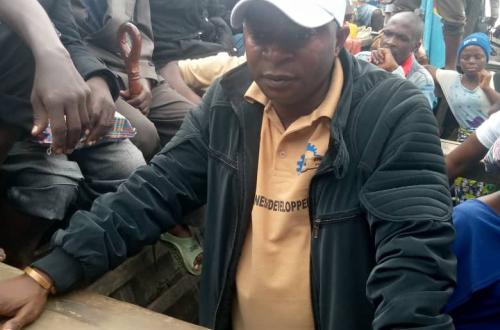 Le chef de secteur de Ngandja particite à l'inhumation des victimes des inondations