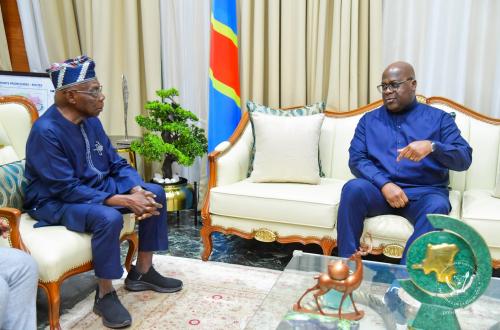 Obasanjo et Tshisekedi examinent les voies de la paix dans l’est de la RDC