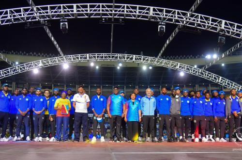 Kinshasa : de retour du Maroc, les léopards de la RDC honorés par Félix Tshisekedi au stade des Martyrs