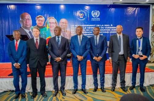 RDC : à Kinshasa, Daniel Mukoko Samba et Julien Paluku mobilisent autour de l’industrialisation et des exportations avec la CNUCED