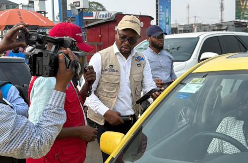 Kinshasa : lancement du contrôle des permis de conduire biométrique avec puce des conducteurs des engins roulants