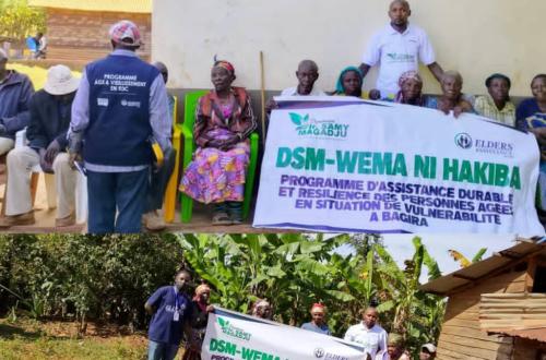 Bukavu : des personnes de 3ème âge sensibilisées sur la prévention contre l'épidémie d'Ebola et assistées en vivres