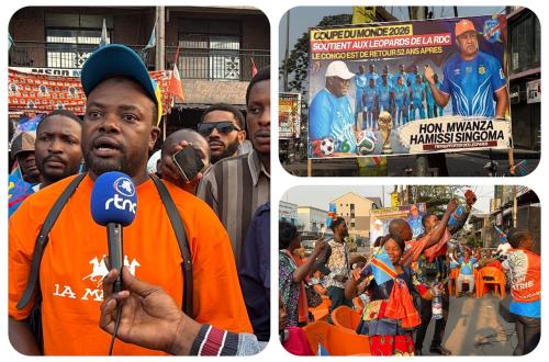 Kinshasa : le parti « Debout la Patrie » de Singoma Mwanza célèbre le retour des Léopards à la coupe du monde 52 ans après