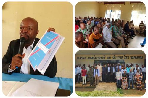 Mobilisation du désenclavement de Walikale : Dr Akilimali Descartes explique sa vision à la notabilité locale