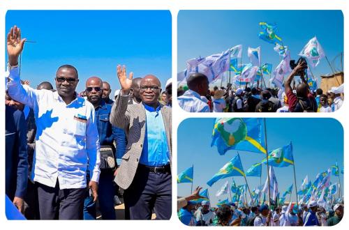 Julien Paluku et Justin Kalumba à Lubumbashi pour une mission commerciale et industrielle pour la protection de l’industrie locale