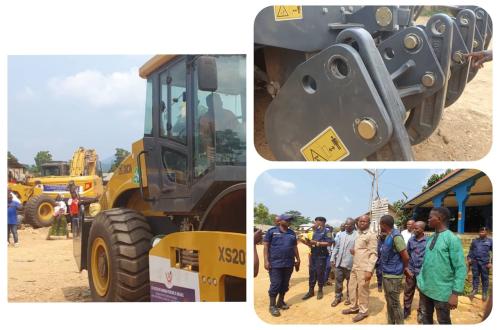 Walikale : quelques jours après leur remise officielle, des pièces des  machines acquises pour les travaux d’intérêt général volées