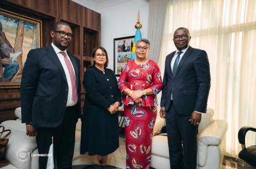 RDC/Royaume-Uni : Judith Suminwa échange avec la Baronne Sandip Verma avant le Forum économique de novembre