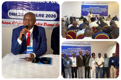 Nord-Kivu : les communautés réunies à Kinshasa s’engagent à contribuer au retour de la paix