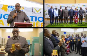 RDC : lancement de la première raffinerie pilote d’or à Kalemie