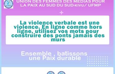 Uvira : l’UFMP appelle à bannir la violence verbale pour reconstruire la cohésion sociale