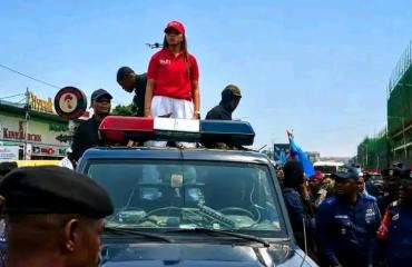 Kinshasa : Grâce Kutino poursuit sa mobilisation la jeunesse autour d’un « oui » à une Constitution plus favorable aux jeunes