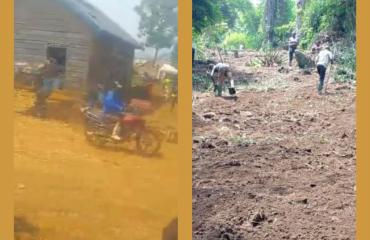 Walikale : la première moto fréquente Ntoto-Langira-Humura par la route Buhimba-Ntoto construite par le Secteur des Wanianga